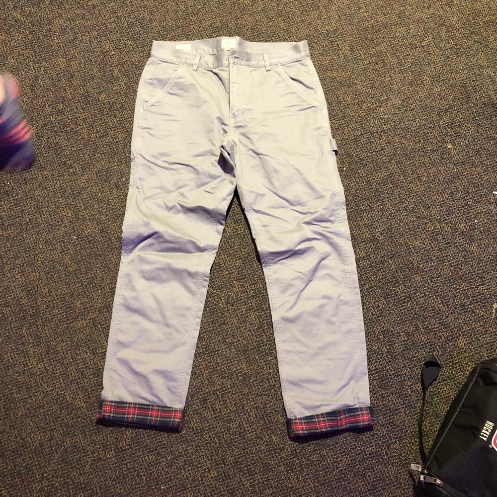 J crew flannel pants